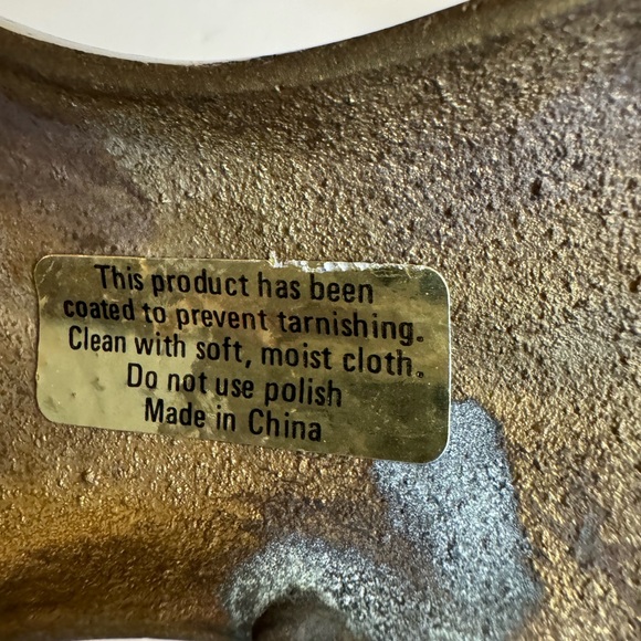 2 PartyLite Vintage Hollywood Regency Art Deco brass wall sconces. - Picture 4 of 6